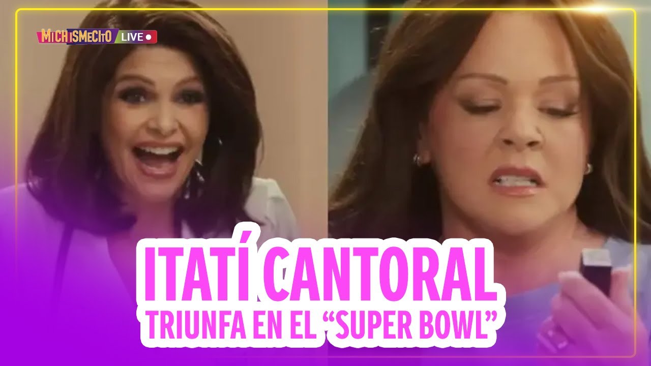 Itatí Cantoral triunfa en el “Super Bowl” / MICHISMECITO