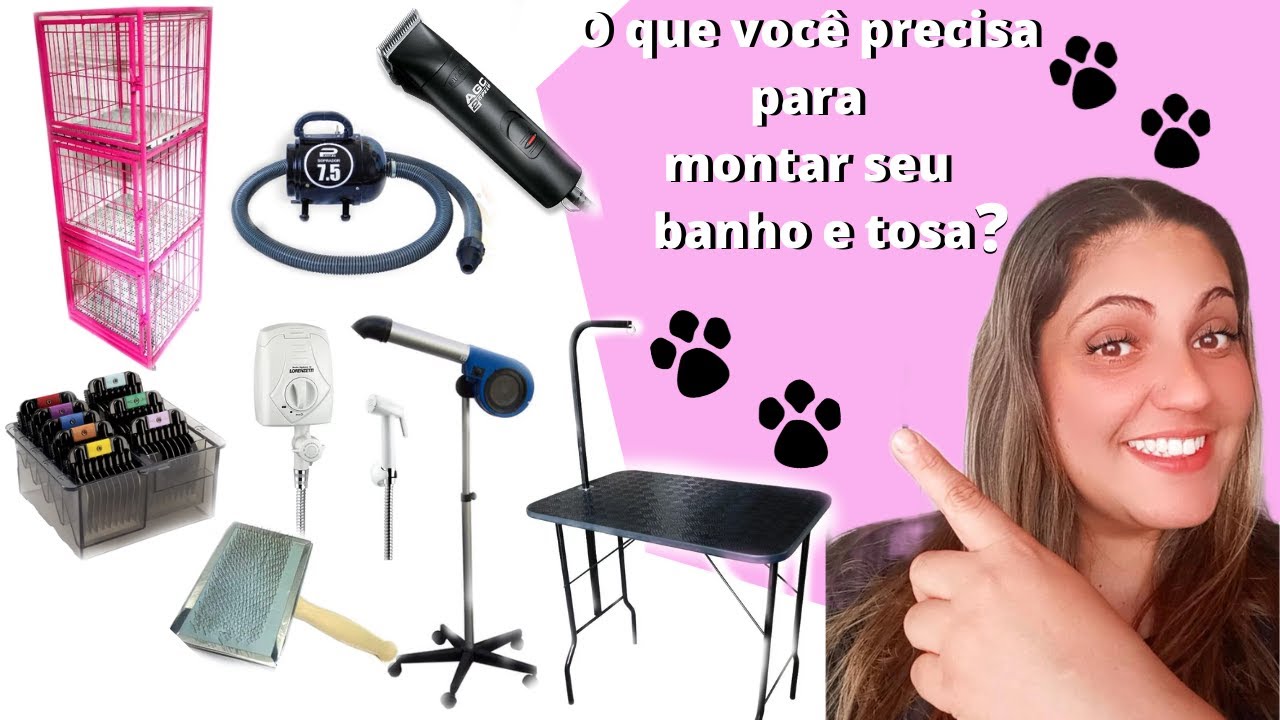 Quais equipamentos comprar para montar um banho e tosa?#equipamentos #tosa #pet #shop #jessicacruz