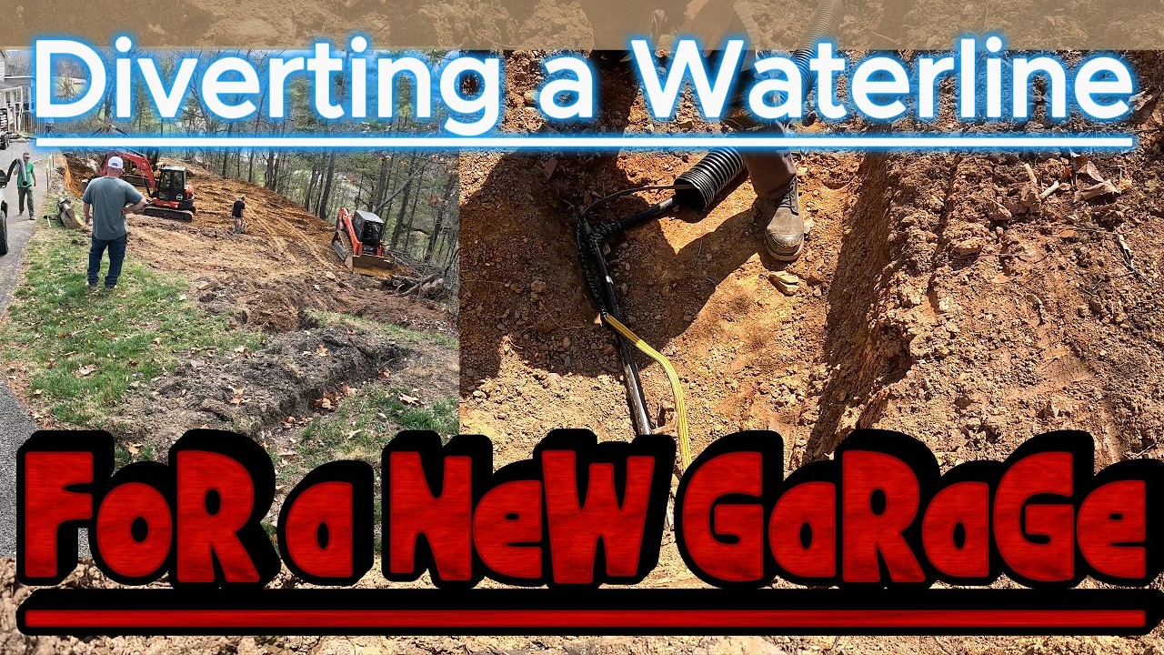Relocating a Waterline for a Garage Build
