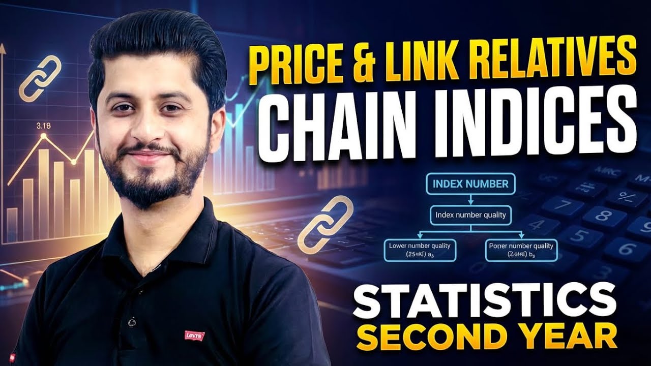 Price & link Relatives| Chain indices | Index Number | statistics second year