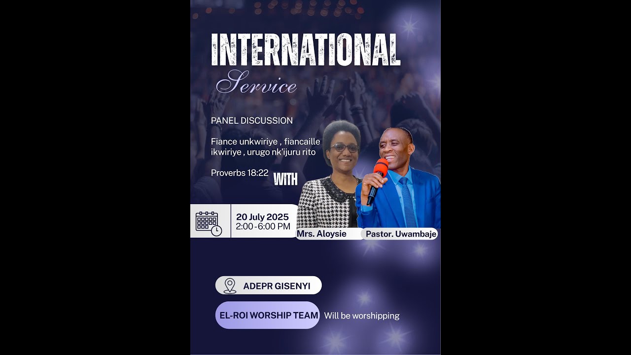 INTERNATION SERVICE || ADEPR GISENYI || 20/07/2025