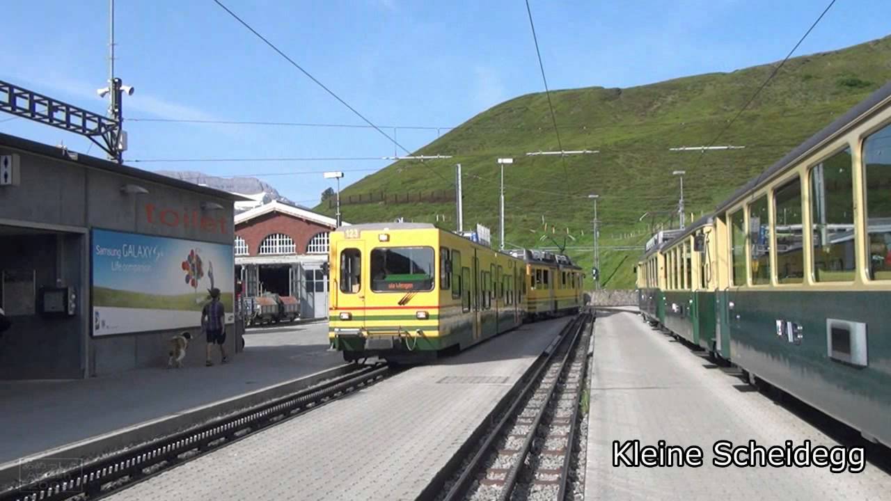Train Journey from Interlaken to Jungfraujoch