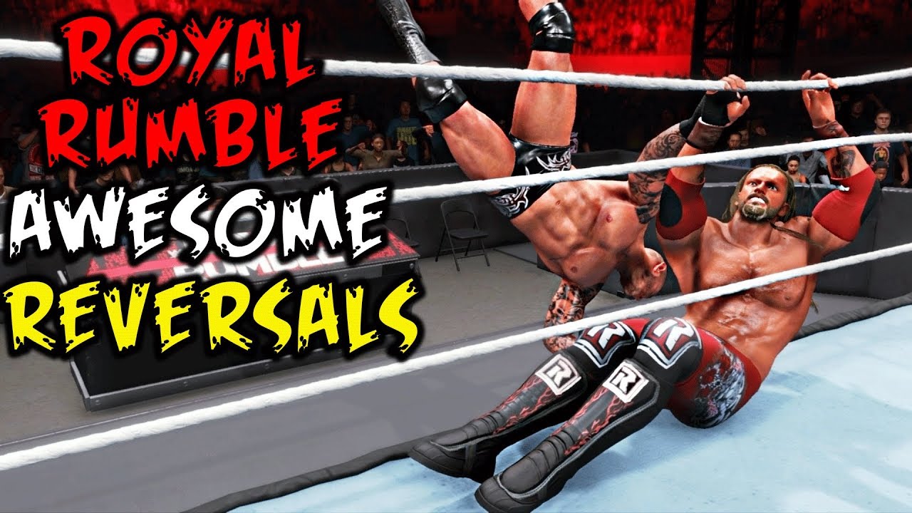 WWE 2K20 Royal Rumble Awesome Reversals!
