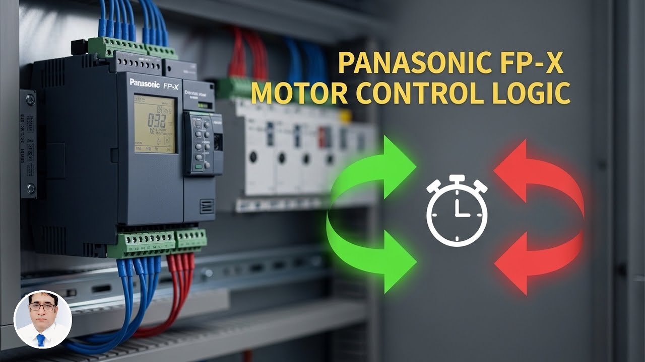 how can create REW-FWD control with time in Panasonic plc