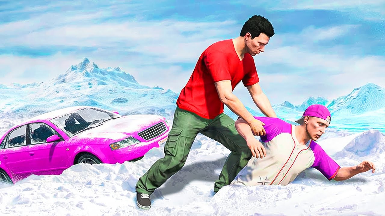 FURTUNA de ZĂPADĂ distruge TOT în GTA 5! ❄️😱