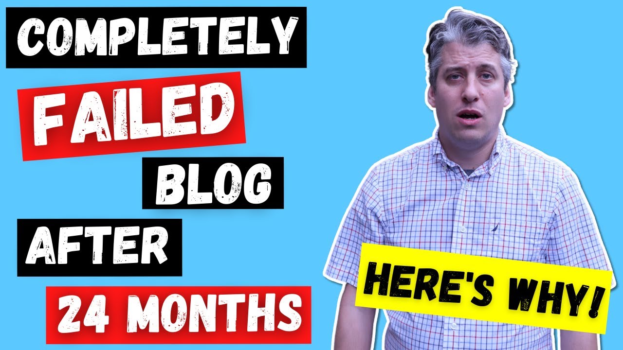 Why I Totally Failed At Blogging For 24 Months - My Thoughts & Advice For You - A Project 24 Failure
