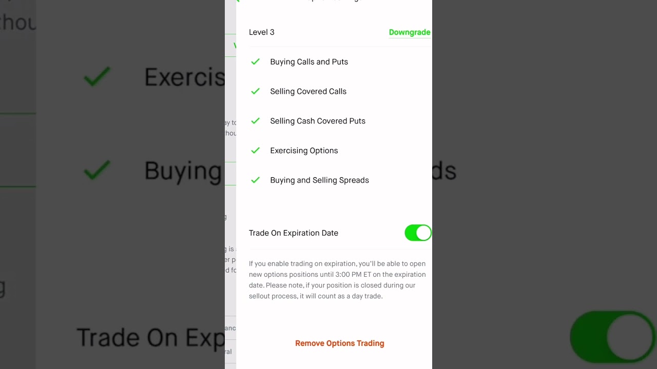 How to Trade Options Same Day on Robinhood