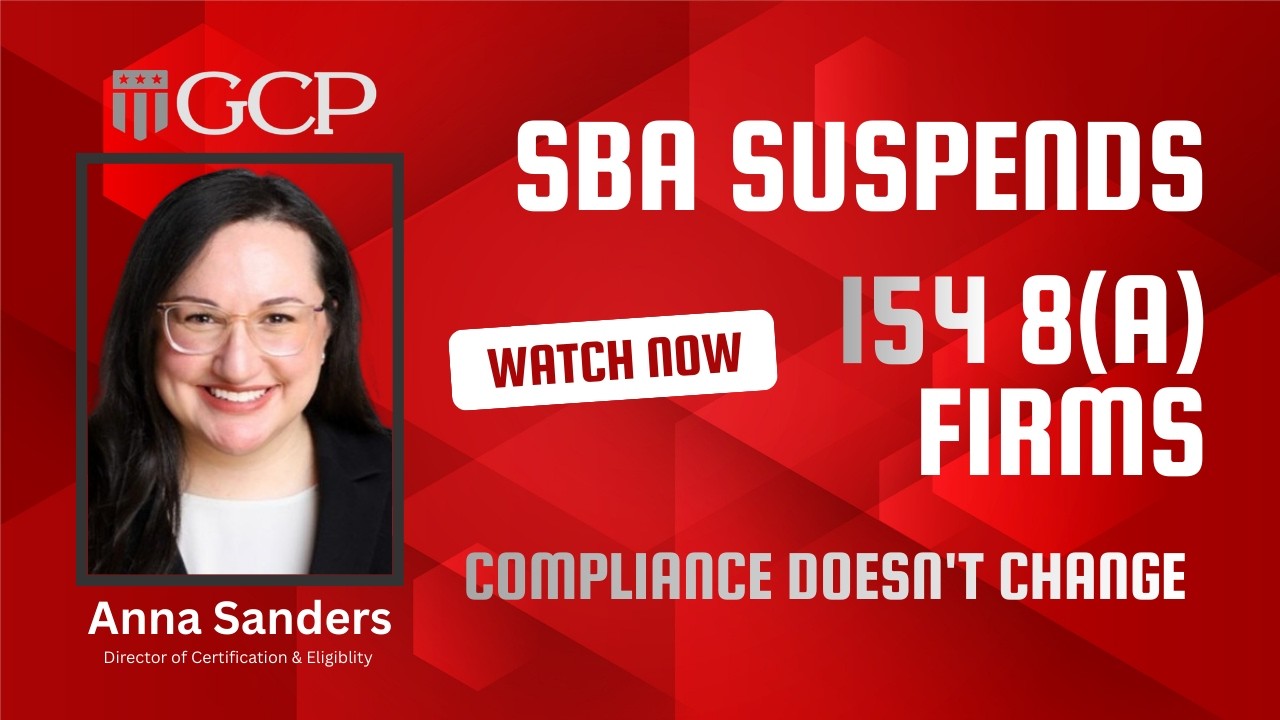 🚨 SBA Suspends 154 Companies from the 8(a) Program:  Are You Still Eligible?