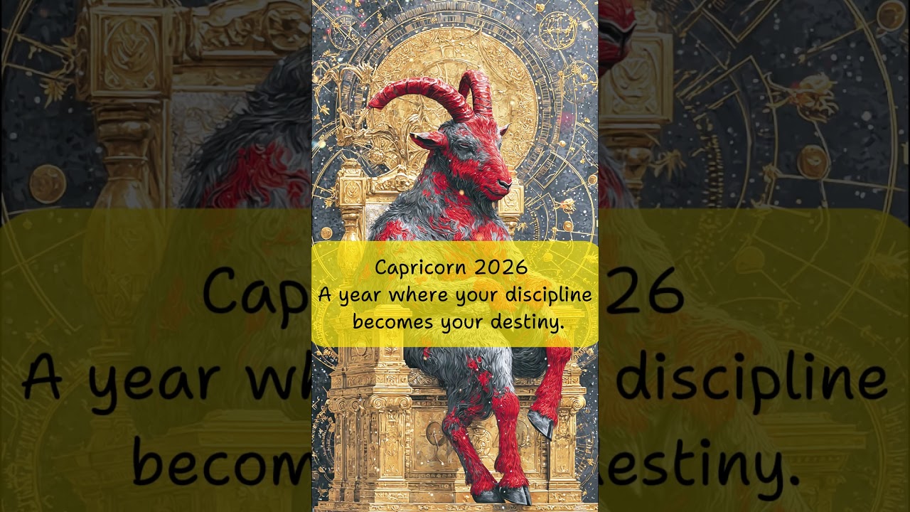 Capricorn 2026 &mdash; A year where your discipline becomes your destiny.