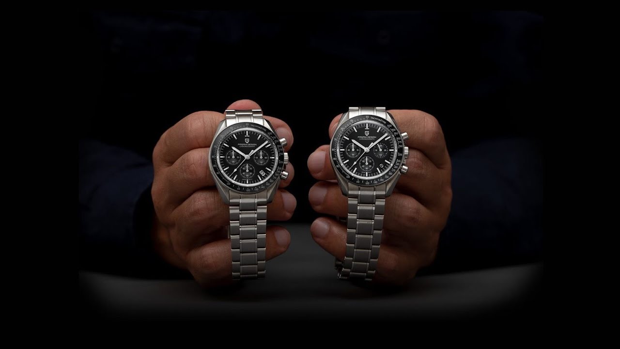 JAM TANGAN PAGANI DESIGN HOMAGE OMEGA SPEEDMASTER, COCOK BAGI PEMULA YANG MAU MASUK JAM HOMAGE.