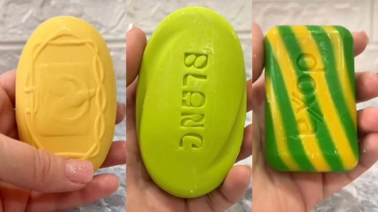 Satisfying Crunchy Soap Cutting Compilation Asmr 🧼🌾 #asmr #soapcarving #relaxing 