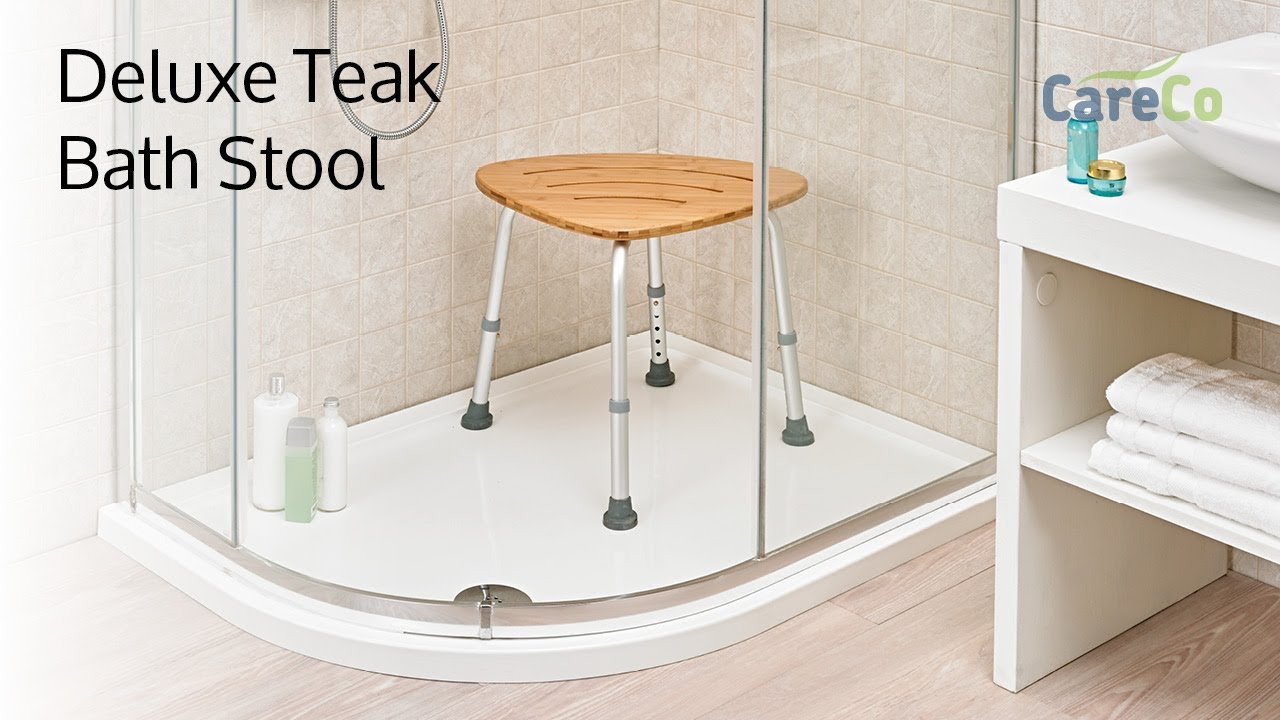 Deluxe Teak Bath Stool