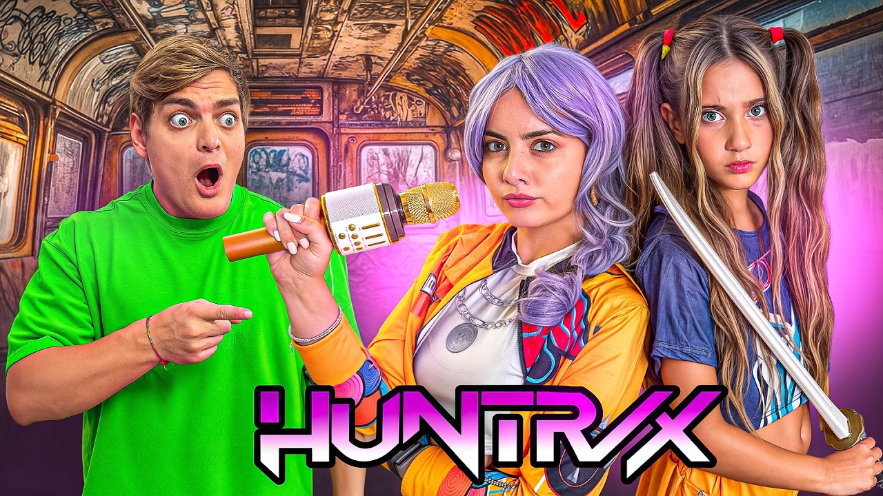 DANI E GIADA CREDE DI ESSERE UNA HUNTRIX COME KPOP DEMON HUNTERS PER 24 ORE con GIADA E MAMMA!