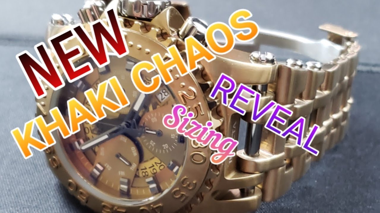 INVICTA RESERVE CHAOS 36574 - DESERT WARRIOR EDITION - KHAKI COLOR