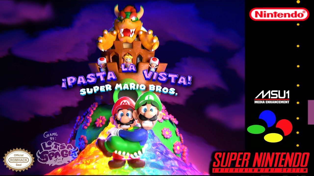 Super Mario Bros: Pasta La Vista! | SMW Hack [SNES]