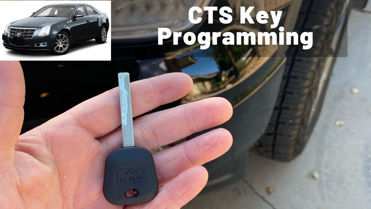 How To Program A Cadillac CTS Key 2003 - 2013 DIY Transponder Chip Ignition - All Keys Lost