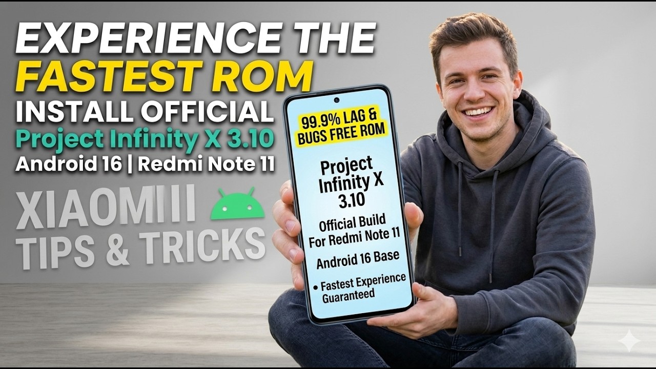 Install OFFICIAL Project Infinity X 3.10 A16 ON Redmi Note 11 Awesome