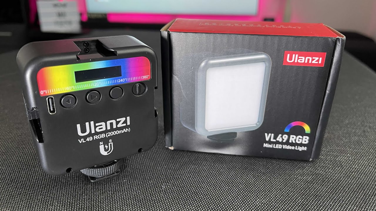 Ulanzi VL49 RGB & VL81 LED tripod lights review