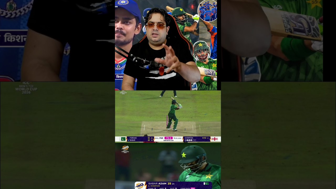 BABAR AZAM 25(24) AG'S ENGLAND T20 WORLDCUP 