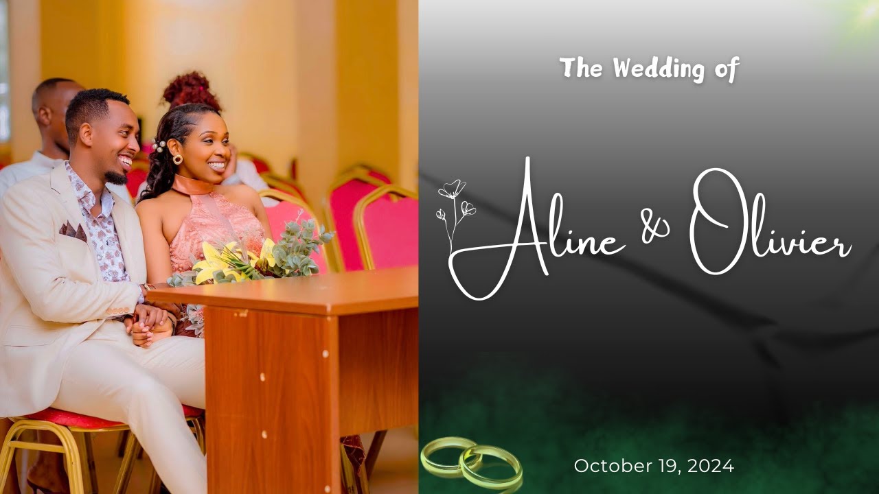 🔴LIVE: WEDDING CEREMONY of ALINE & OLIVIER  || 19 October 2024