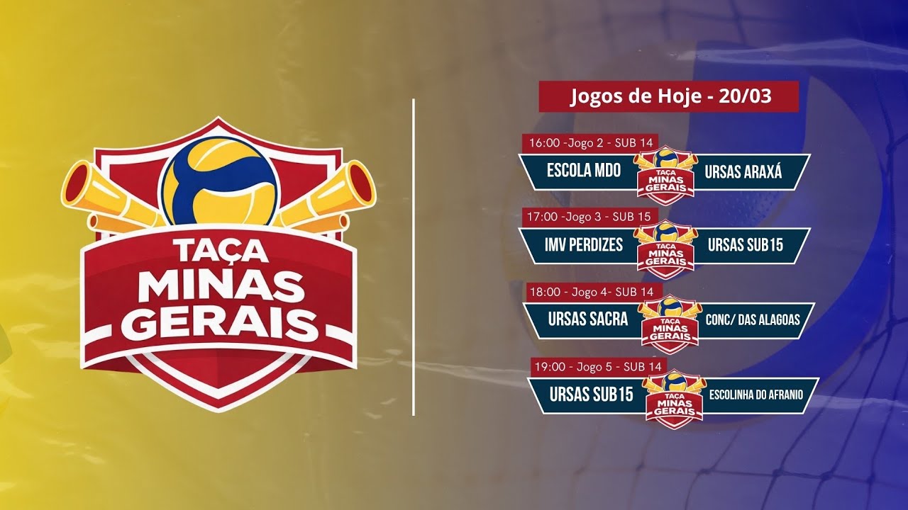 TA&Ccedil;A MINAS GERAIS DE VOLEI SUB14 E SUB15