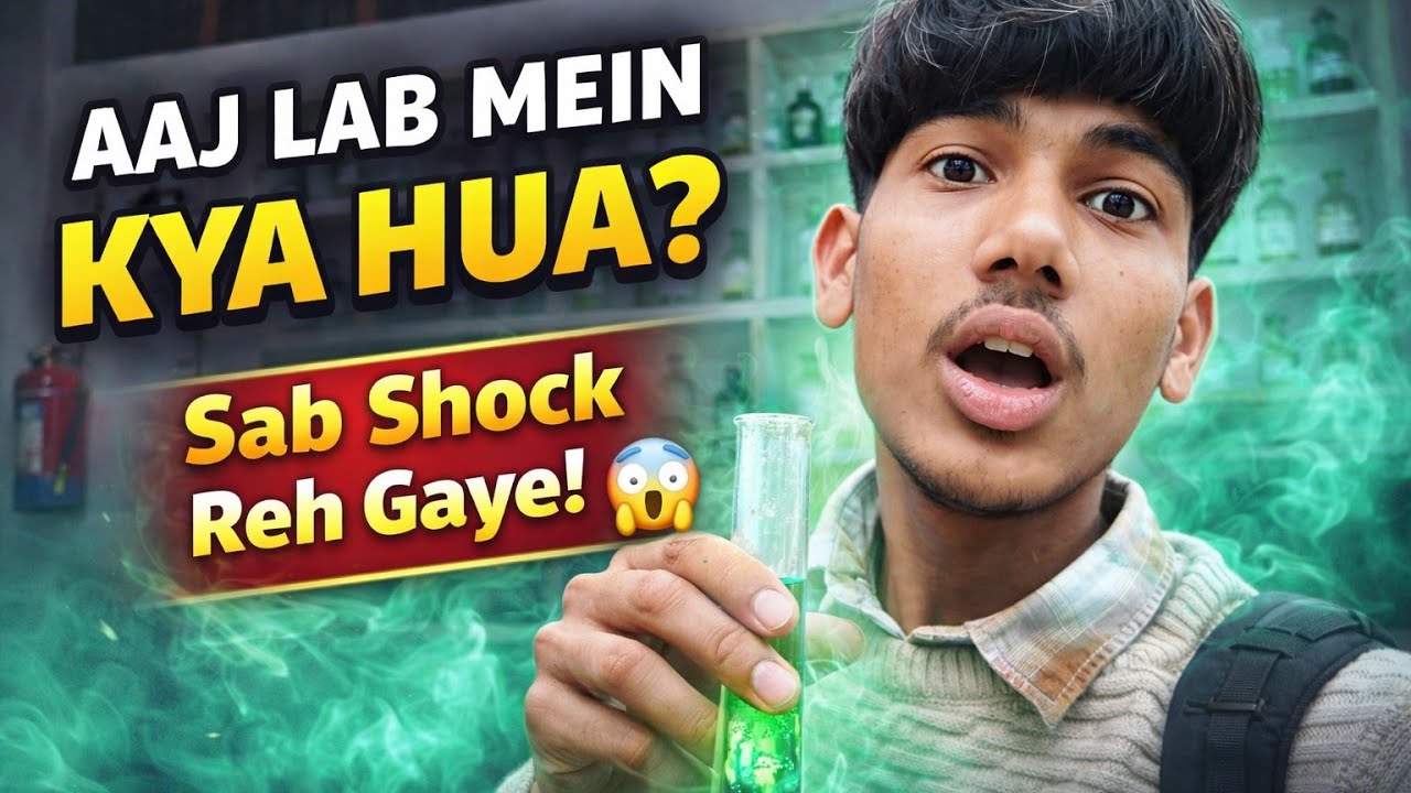 Aaj Lab Main Kya Hua? 😱 College Chemistry Experiment Gone Wrong | Shocking Reaction