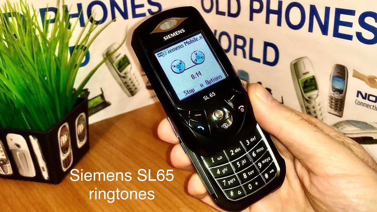 Siemens SL65 ringtones 🎵 - by Old Phones World