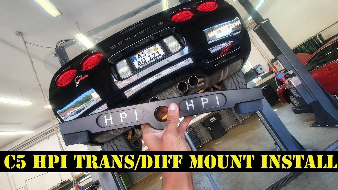 High performance injectors C5 Corvette Diff / Trans mount install & Review