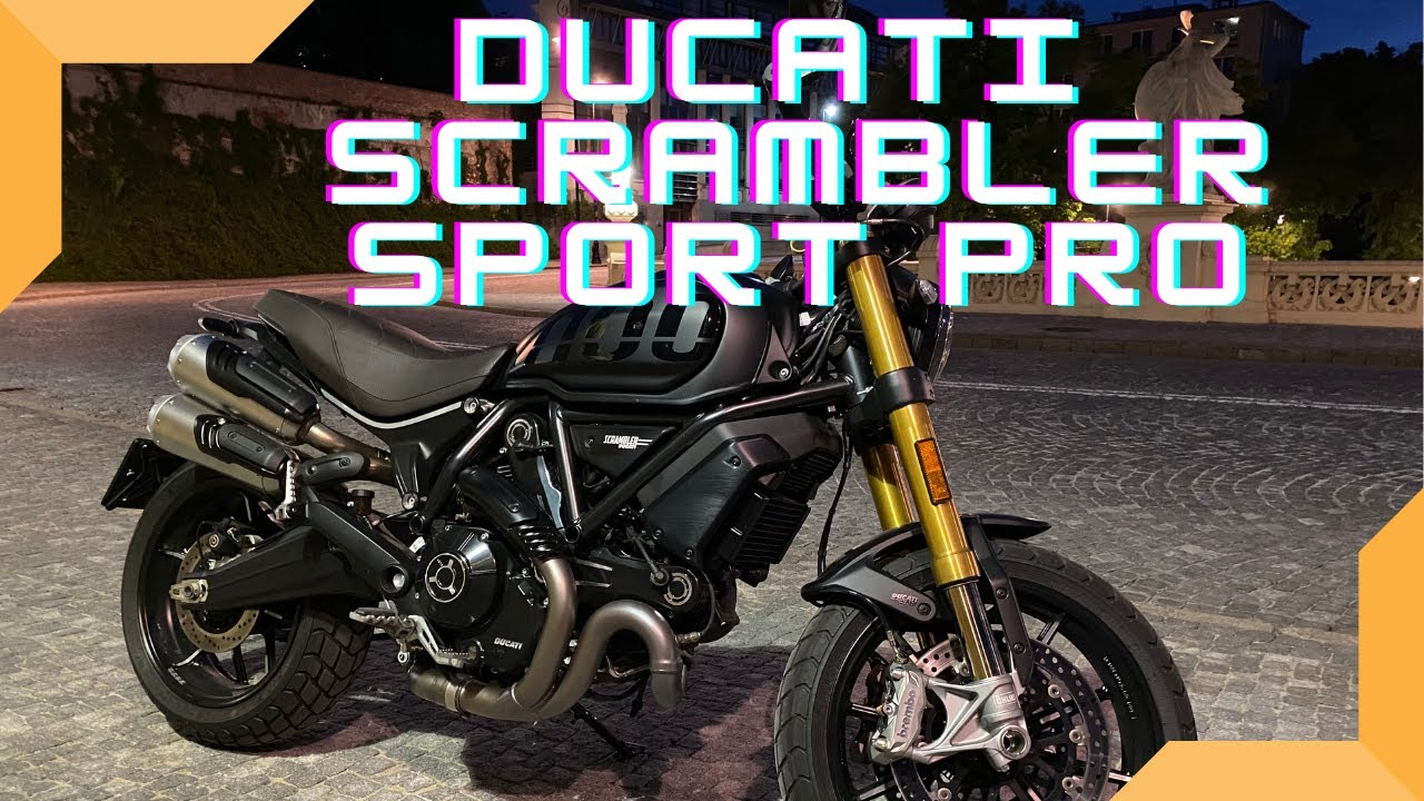 Ducati Scrambler 1100 Sport Pro POV drive RAW engine sound only [4k]