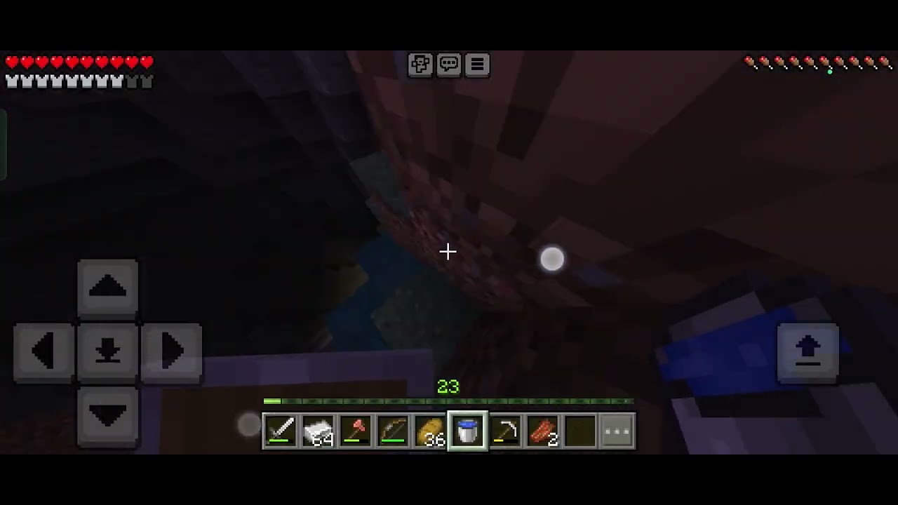 I am Play Minecraft and diamonds at half