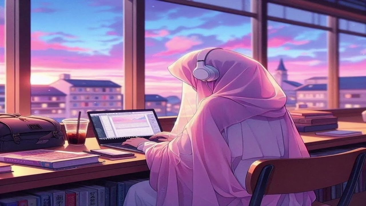 Humming nasheed background to study with focus  || Study Beat || Halal Music || lofi Theme 