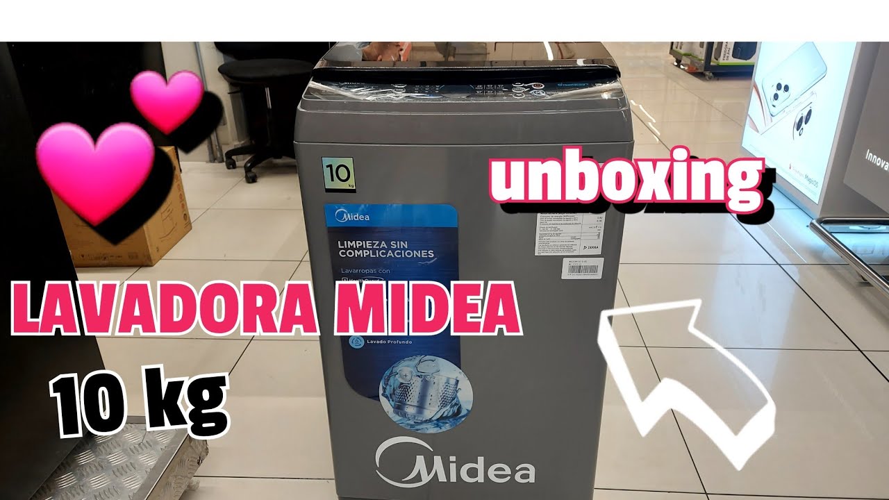 Unboxing de mi lavadora midea 10 kg
