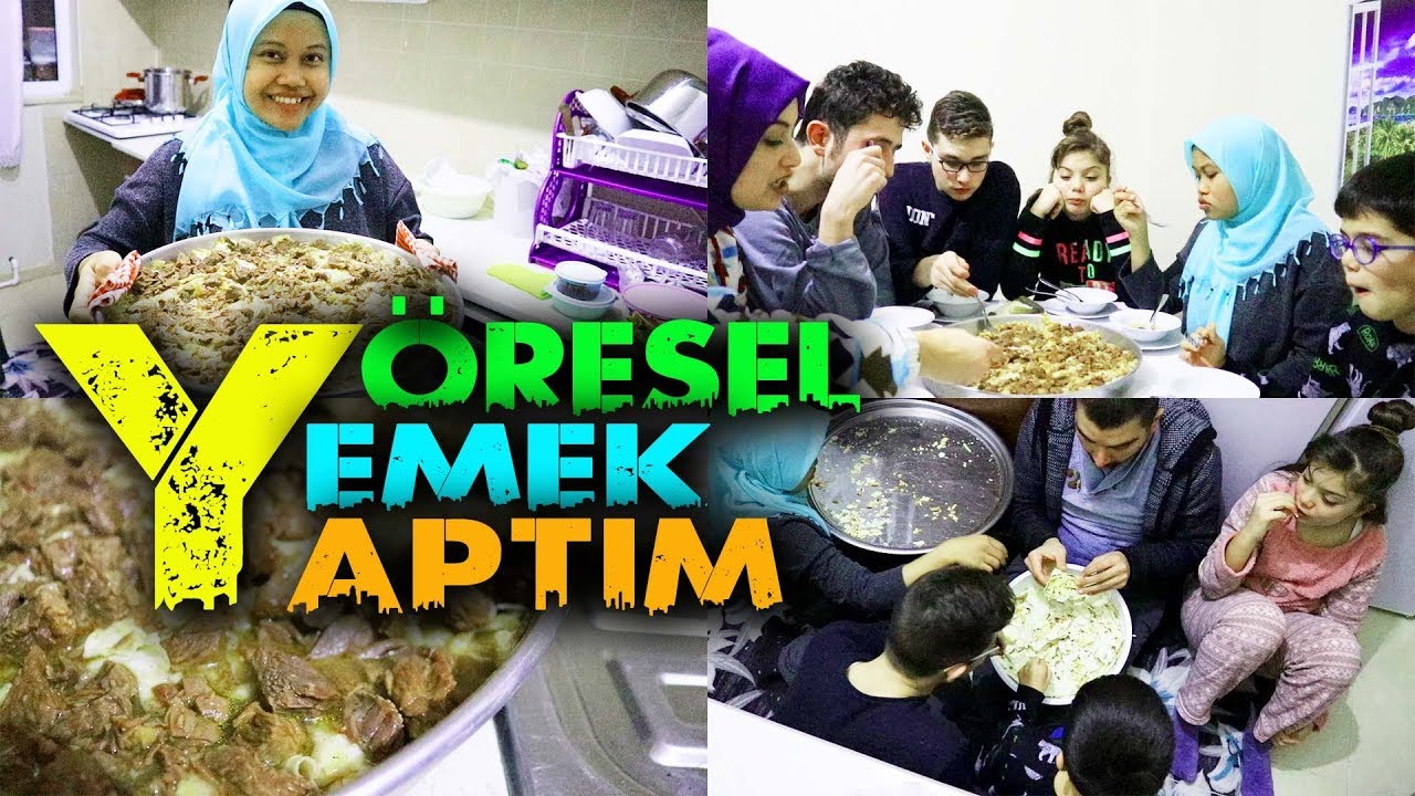 KAYNANAM YÖRESEL YEMEK YAPMAYI ÖĞRETTİ!!! ELEKTRİKLER GİTTİ!!!