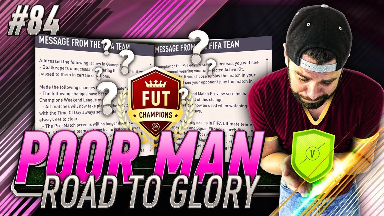 NEW FUT CHAMPIONS PATCH!!! MARQUEE MATCHUPS! - Poor Man RTG #84 - FIFA 18 Ultimate Team