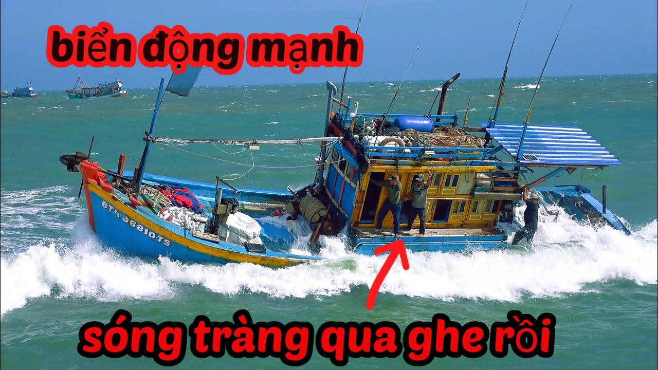 Biển Động Mạnh Cửa LAGI Dựng Sóng Lớn!!!