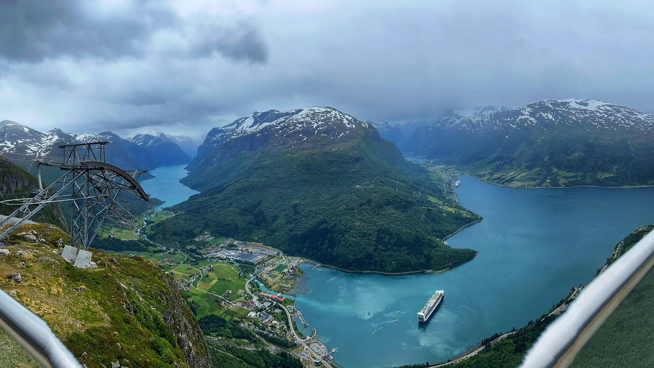 Loen Skylift: Round-Trip Adventure from Nordfjordeid Port