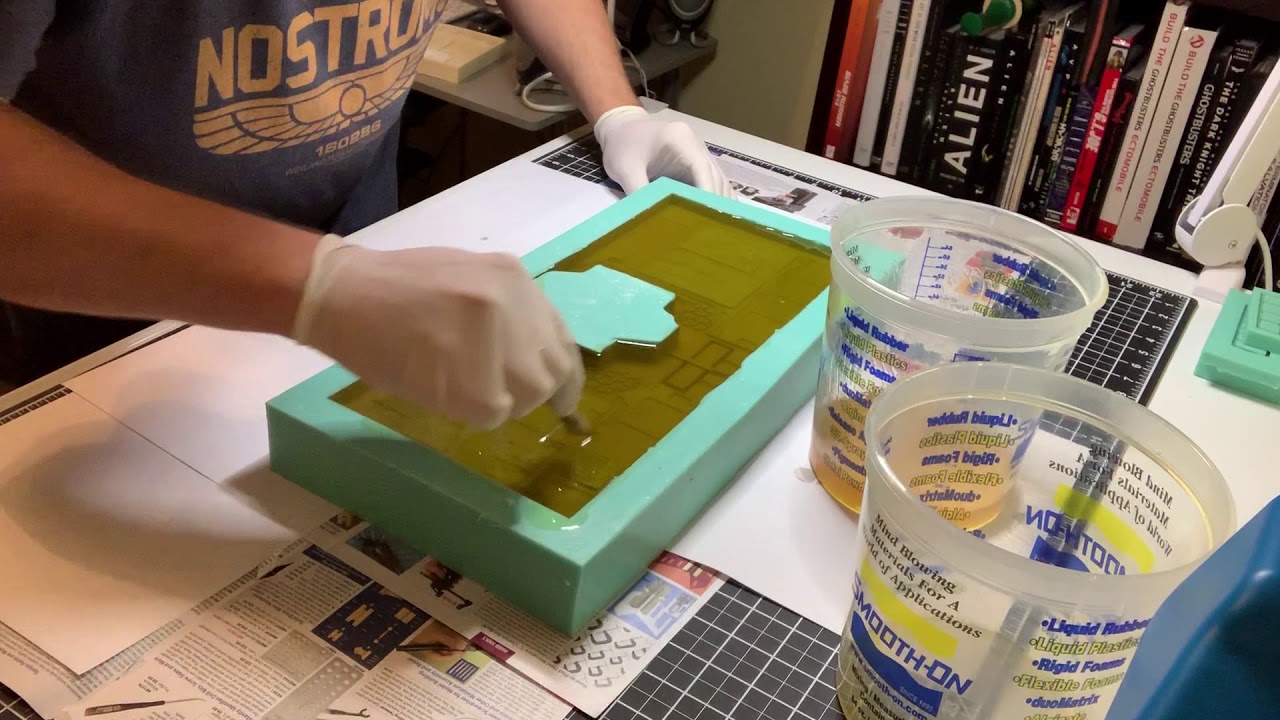 Nostromo wall casting demo using Smooth-On Smooth Cast 320