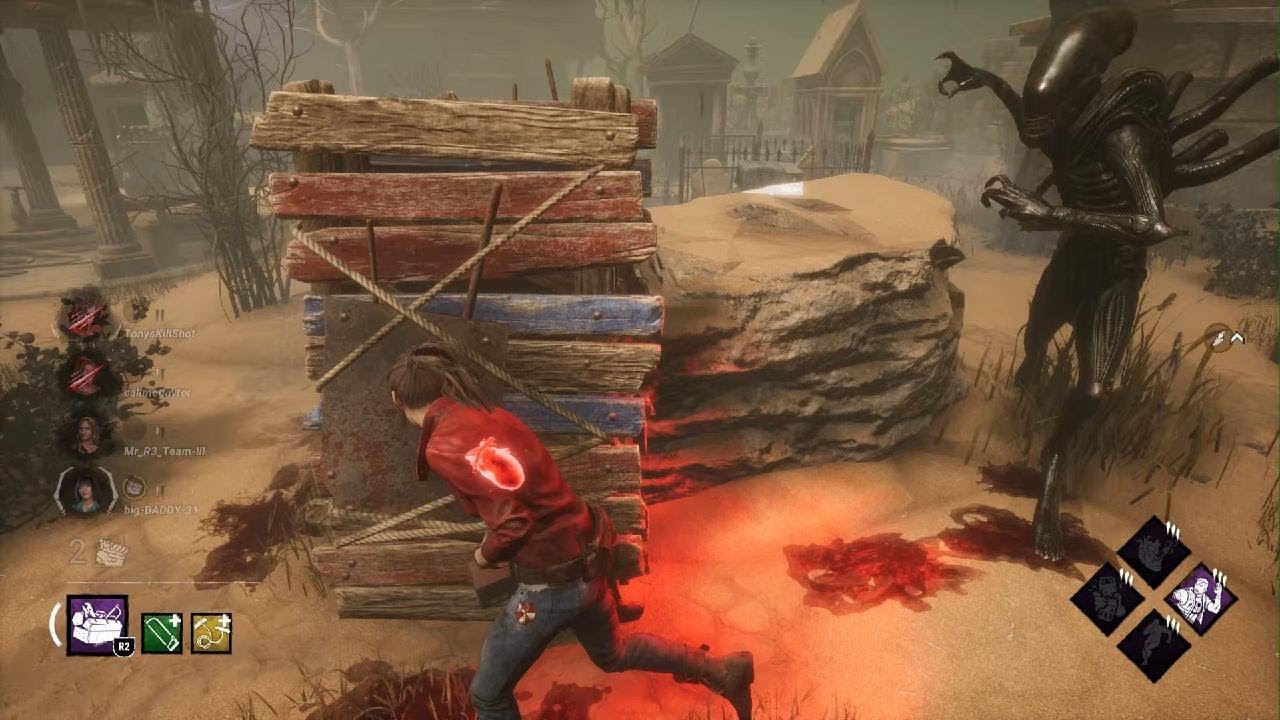 Claire Redfield VS The Xenomorph Dead by Daylight