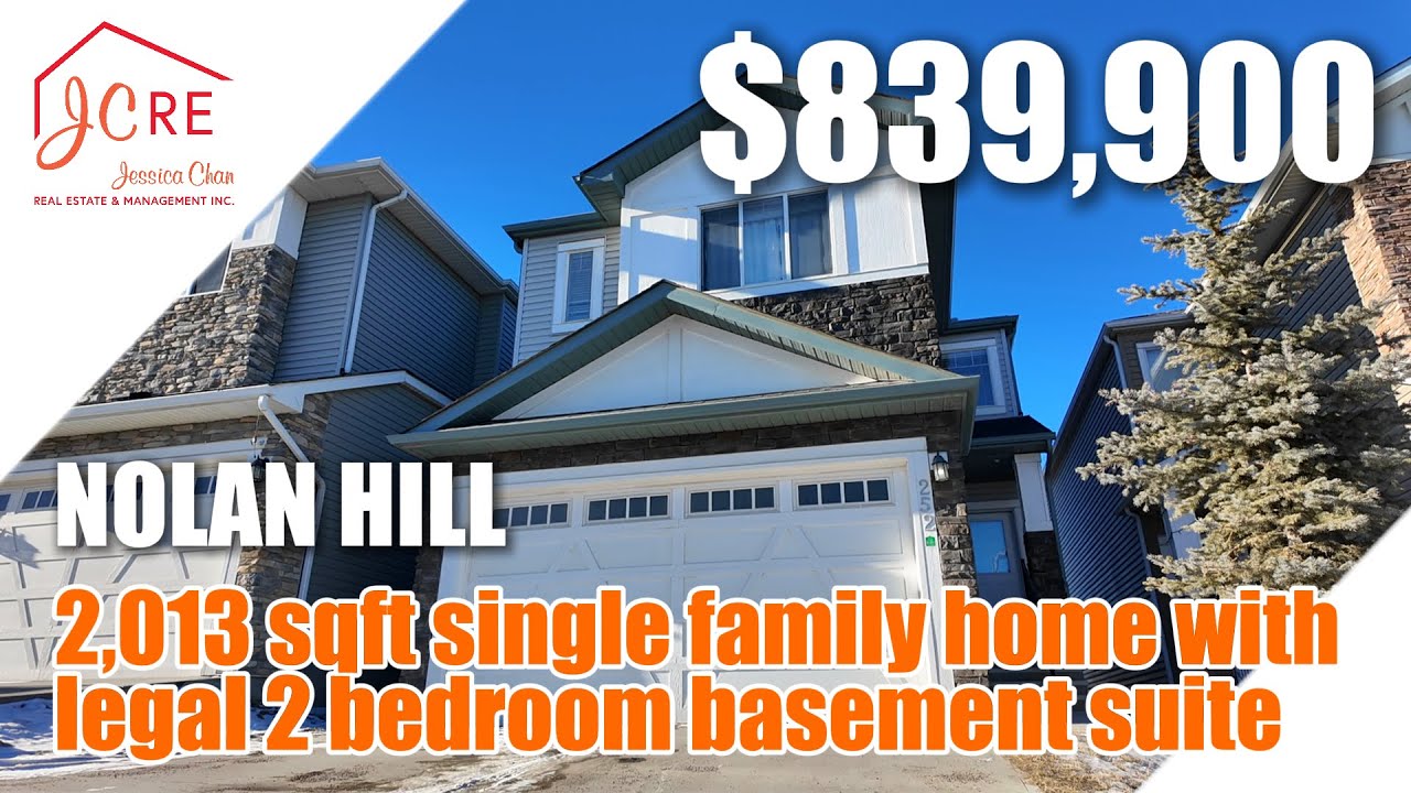 Tour a $839,900 Legal Basement Suite Home in Calgary's Nolan Hill | Home for Sale