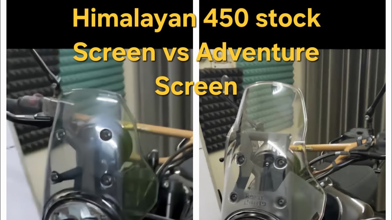 Royal Enfield Himalayan 450 Adventure Screen and Zana GPS Mount