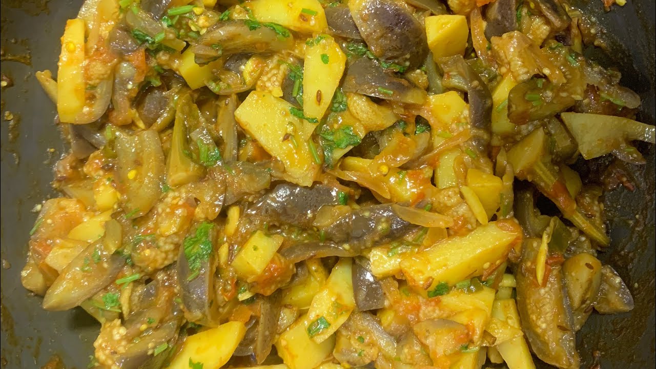 Aalu Bengan di sabji || ਆਲੂ ਤੇ ਬੇੰਗਣਾ ਦੀ ਸਬਜ਼ੀ  #recipe #youtube #Video #sabji 