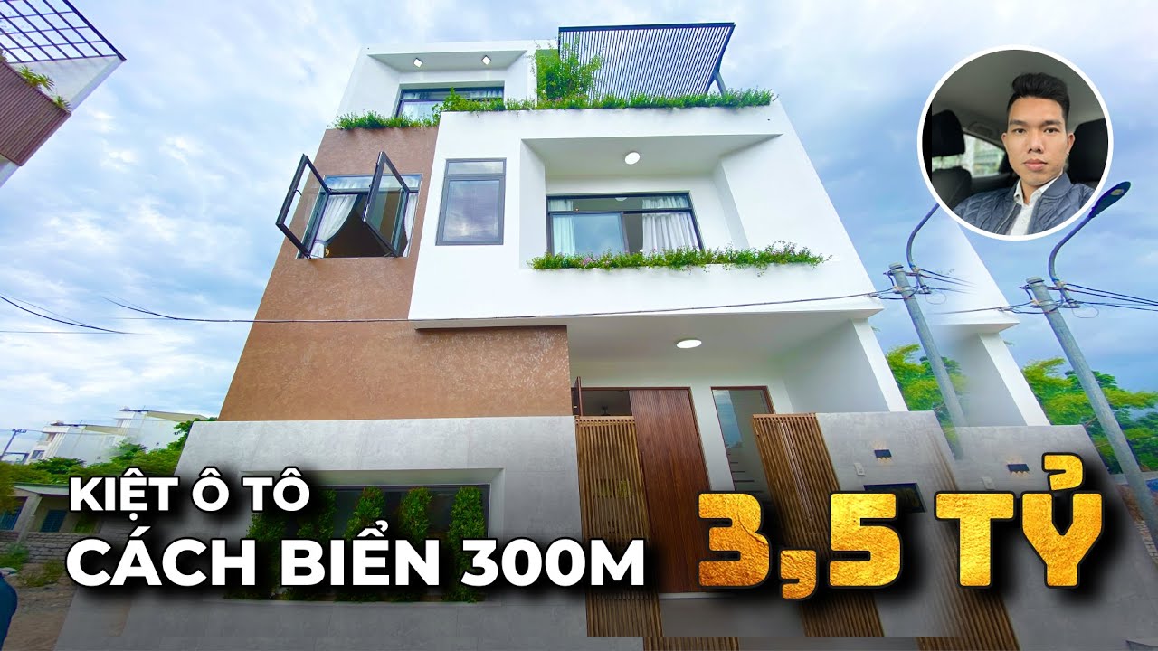 🔴 Nhà Đẹp Đà Nẵng (537) | Nhà CÁCH BIỂN 300M, Kiệt Ô Tô, 3 Tầng | Bán Nhà Đà Nẵng 3,5 tỷ