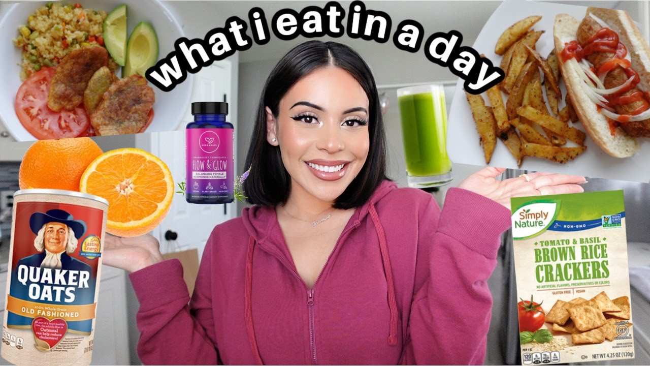 WHAT I EAT IN A DAY TO FEEL GOOD 🌱 quick & easy meals!