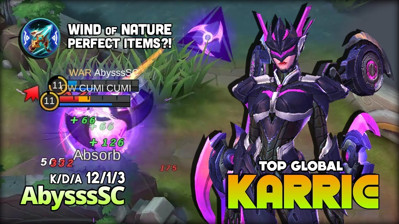 Comeback?! Hawkwatch Tank Killer! AbysssSC Top Global Karrie ~ Mobile Legends