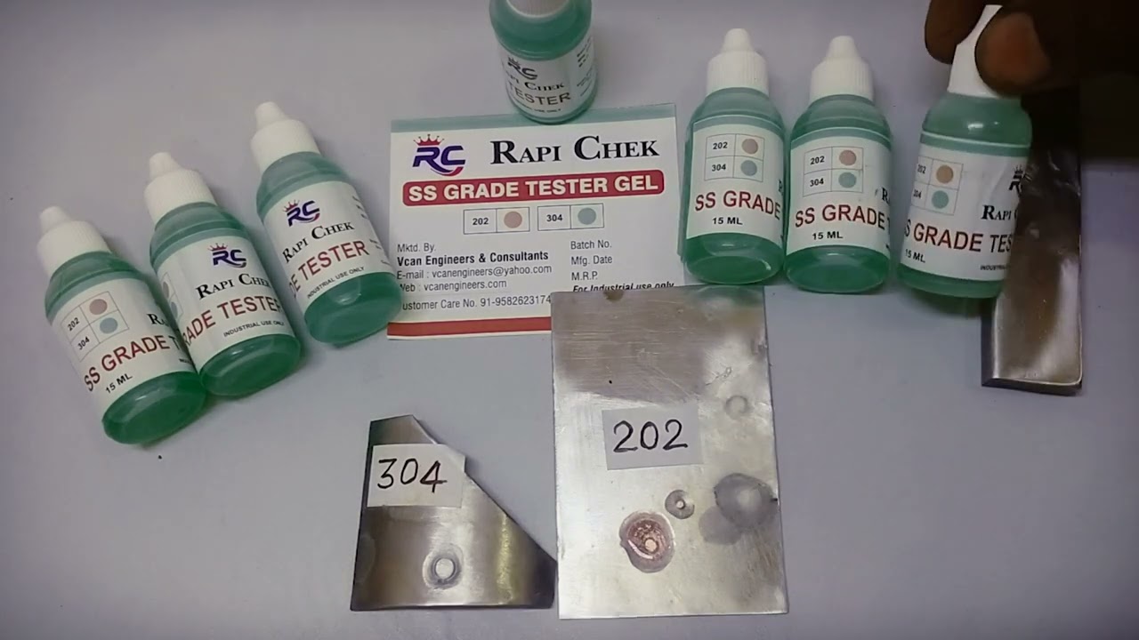 Rapichek 77 - SS Testing Liquid (SS202 / SS304)