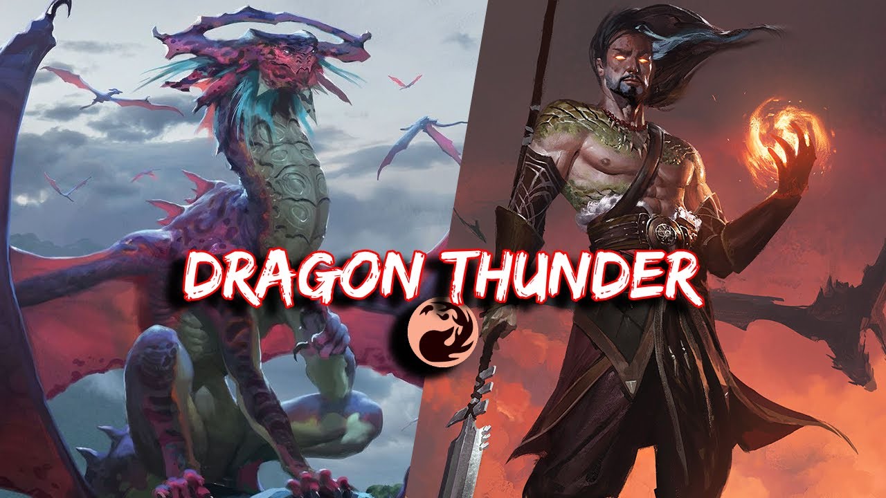 Dragon Thunder - Mono Red Dragons in Historic - Mtg Arena Deck Tech and Game Play
