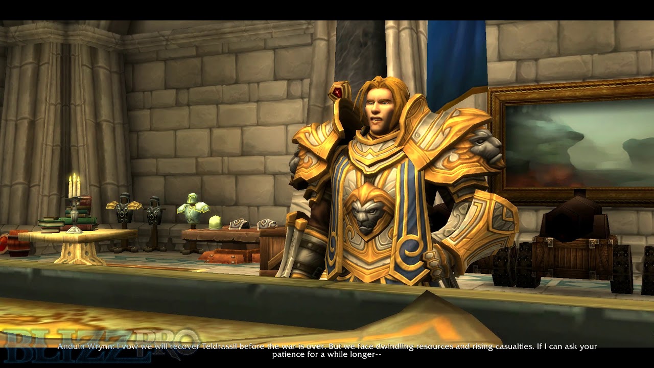 Tyrande and Anduin Custcene, WoW 8.1 PTR
