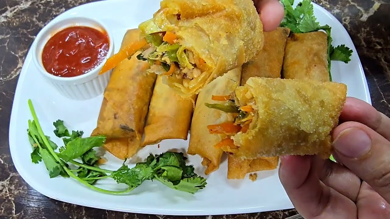Spring Rolls Recipe | Make & Freeze for Ramazan 