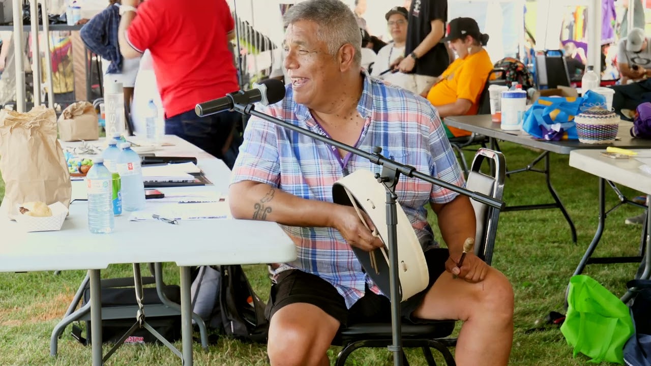 Bill Crouse Sings Seneca Smoke Dance Songs (Akwesasne Powwow 2023)