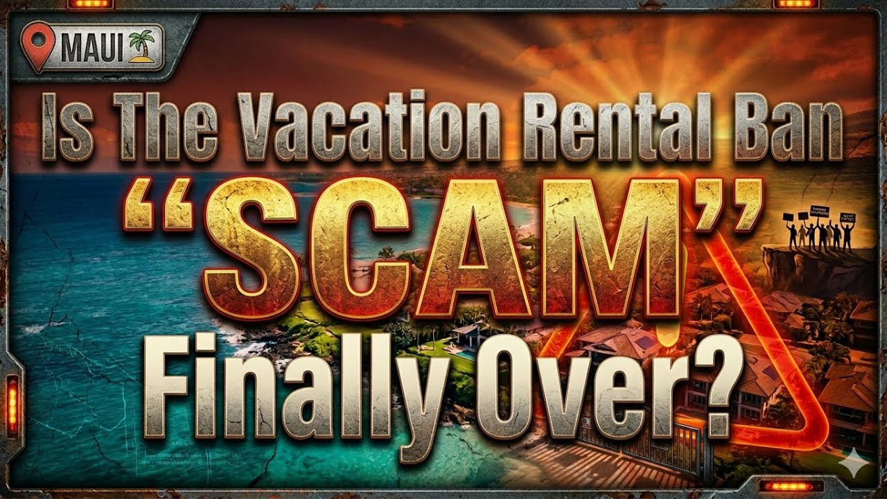 Maui Vacation Rental Ban SCAM - Bill 9 and Bill 88 Update
